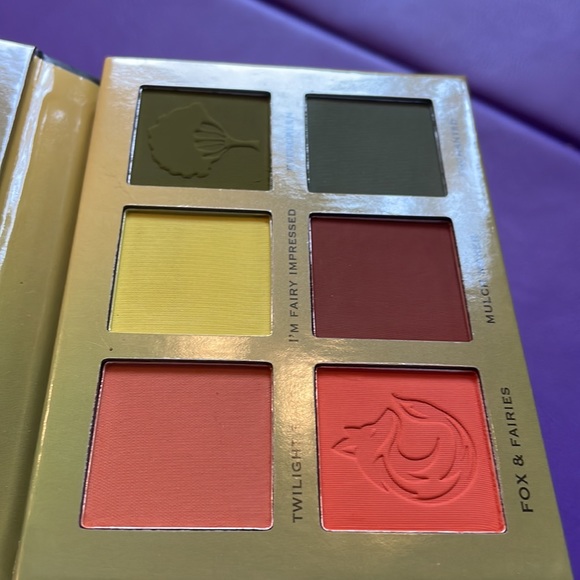 COLOURED RAINE eyeshadow palette bundle x2 WEALTHY & SECRET GARDEN grunge greens - Picture 5 of 7